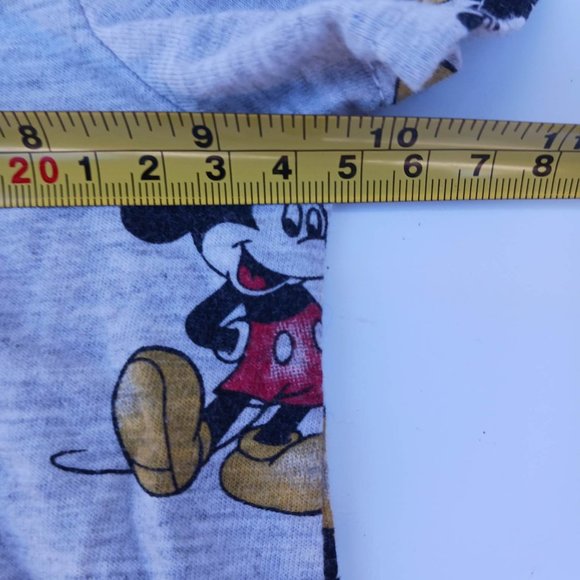 Disney Baby Size 3/6Months Gray Mickey Mouse Shirt Kids - Picture 5 of 8